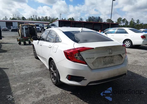 2020 Honda Civic Ex from USA, damaged, VIN 19XFC1F37LE020881